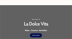 Desktop Screenshot of ladolcevitaresort.com